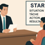 La méthode STAR aide à structurer ses réponses en entretien : Situation, Tâche, Action, Résultat.