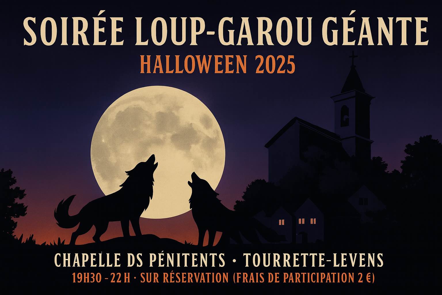 Soirée Loup-Garou d’Halloween-Tourrette-Levens