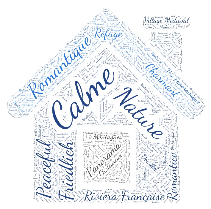 Chambres d'hôtes NezSens Tourrette-Levens village médiéval piéton