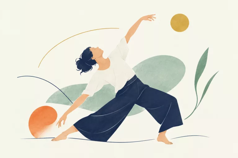 Danseuse en mouvement expressif illustrant les principes du mouvement en danse contemporaine